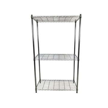 我塑我形 90 x 45 x 150 cm MIT耐重萬用鐵力士鍍鉻三層架 收納架 置物架 鐵力士架 鞋架