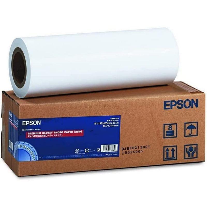 EPSON プロフェッショナルフォトペーパー厚手光沢 (約406mm幅×30.5m) PXMC16R1