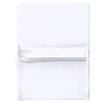 FaSoLa 多用途透明PVC磁性冰箱收納袋 白色  16.5 x 12cm  2組