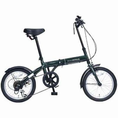 マイパラス M-103-GR ダークグリーン [折りたたみ自転車(16インチ・6段変速)]
