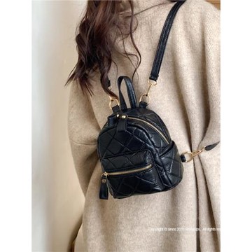 包包2025新款時尚百搭網紅流行質感網紅迷你雙肩包女小背包