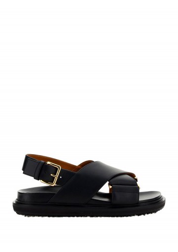 Marni - Fussbett Sandals - Womens - Black