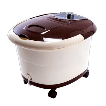 SANKI 三貴足浴機 旋鈕版加熱足浴機 K0102-B  白色 + 棕色  1組