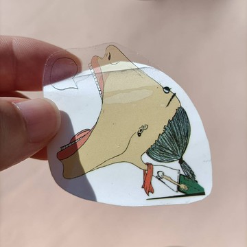 內向者的自白透明防水貼紙組