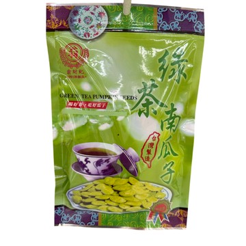翁財記綠茶南瓜子205g【現貨】