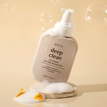 24H台灣出貨【韓國製 - AVCA．洗面乳】韓國洗面乳 潔淨洗面乳 保濕洗面乳 溫和洗面乳 潔面乳 交換禮物 聖誕禮物