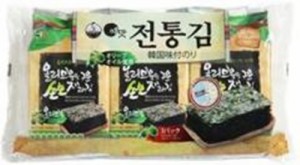 白子 オリーブオイル韓国伝統のり３Ｐ  ×12