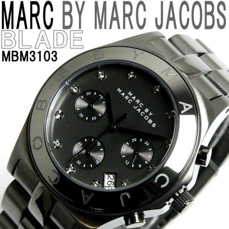 MARC BY MARC JACOBS 腕時計 マークバイマークジェイコブス クロノ