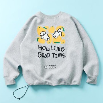 FREAK'S STORE x matsui聯名特別款 「Lemon」抽繩後背印花圓領衛衣