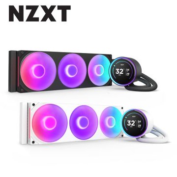 NZXT Kraken Elite 360 RGB 一體式水冷(冷熱分艙/LCD螢幕/CPU散熱器/AIO)