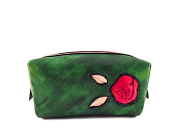 Achromo綠玫瑰手袋