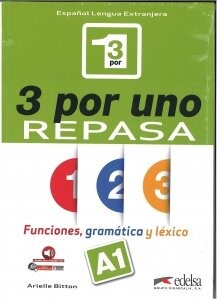 3 por uno A1, Libro del alumno + audio download  Edelsa  Edelsa