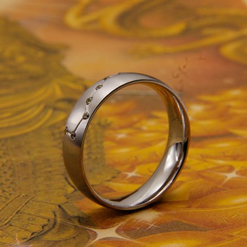 道家古法招財戒指北斗七星陣法聚財旺財增財原創設計玄學鈦鋼送鏈