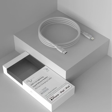 Allite 1.5 M 液態矽膠充電線｜USB-C to Lightning