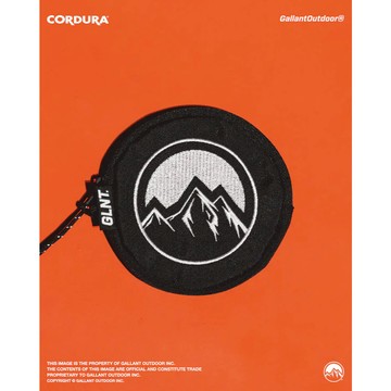 《Gallant Outdoor》Cordura® Round Coin Pouch零錢包｜【海怪野行】電繡 戶外