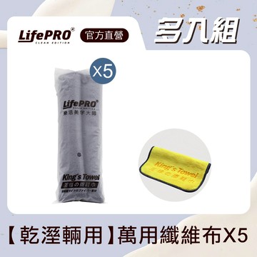 【LIFEPRO】專業王樣-擦鞋巾五入