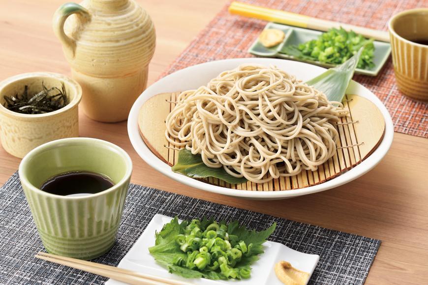 妻有そば5入つゆ付200g×5袋　めんつゆ付　へぎそば　乾麺