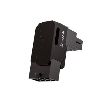 EZDIY-FAB 盾系列 反向 RVS 90度 8pin 轉接頭 黑/白/紅/紫 鋁散熱片 GPU 電源轉接器