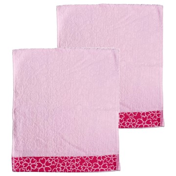 LIFE 來福牌 櫻語綿綿毛巾  粉色  2條