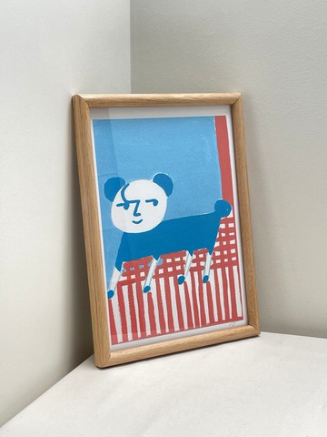 我不是小熊 A4原創手繪印刷繪圖 | 掛畫 | 限量 | 裝飾畫