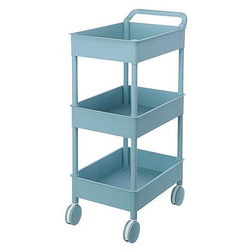 KEYWAY大車輪推車三層AQ603-1/天藍/518x345x898mm/DIY商品