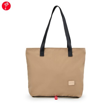 Soldier 折疊托特包/購物袋-摩卡慕斯