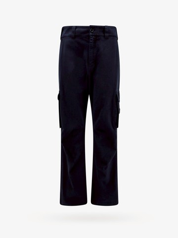 Cotton cargo trouser with metal logo patch - DOLCE & GABBANA - gender_Man