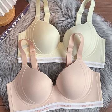 DUYI~夢詩 內衣女大胸顯小薄款無鋼圈防下垂收副乳聚攏文胸無痕大碼女士胸罩