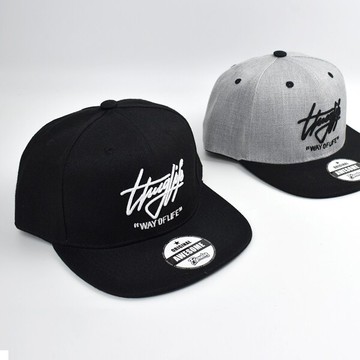 平沿帽 草寫英文字way of life板帽【NH300】