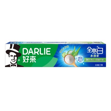 DARLIE好來 全亮白密泡小蘇打牙膏_蘆薈140g (包裝隨機出貨)
