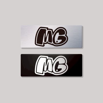 MG/HHP/鋁牌飾貼 SunBrother孫氏兄弟 金屬質感 防水 鋁牌 車貼