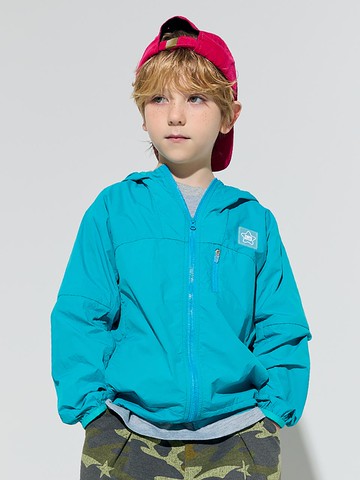 Summer Lightweight Windbreaker Parka [Teal]