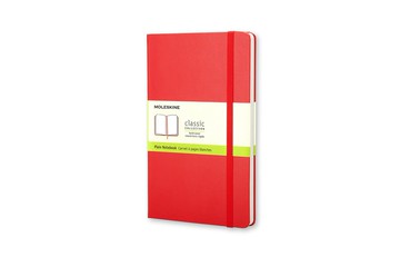 MOLESKINE 經典紅色硬殼筆記本 - L - 空白 - 燙金服務