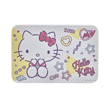 收納王妃 Hello Kitty 珪藻土地墊 2650g  60 x 39 x 0.9cm  1個