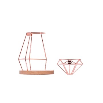 A-IDIO 鑽石手沖咖啡架組 (濾杯+手沖架+底座) 玫瑰金