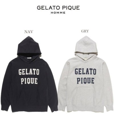 Gelato Pique Homme ジェラートピケオム 通販 メンズ ロゴプルオーバー Pmct ルームウェアー 部屋着 21春 バレンタインのプレゼントにオススメ 通販 Lineポイント最大get Lineショッピング