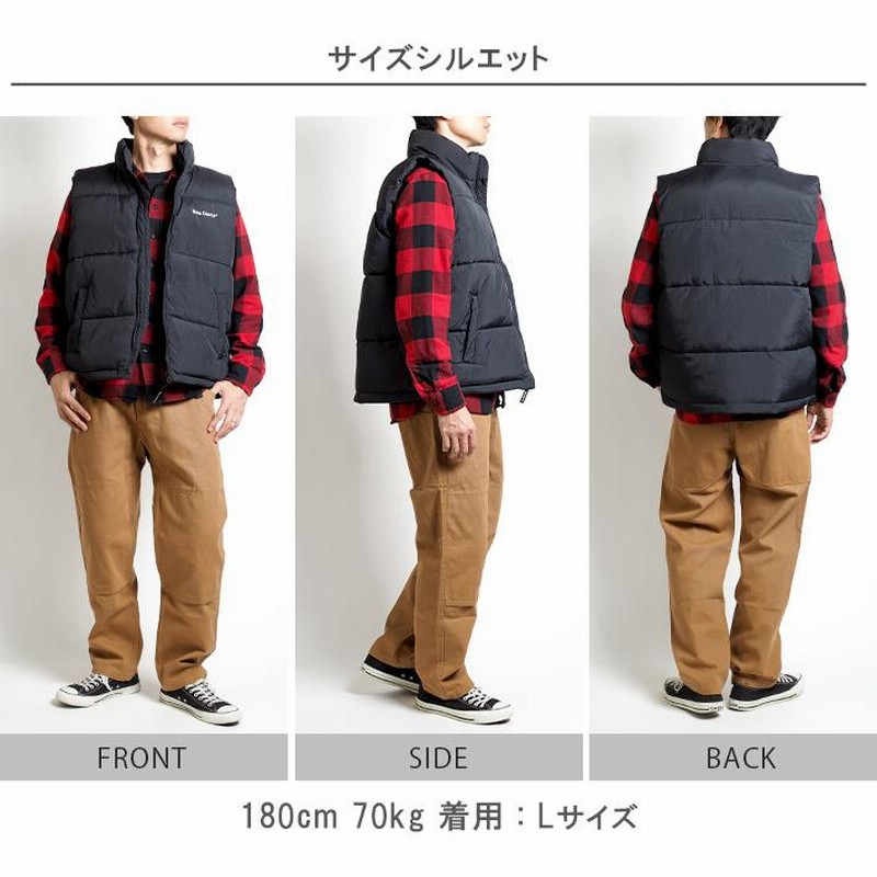 BEN DAVIS バンダナ柄 ダウンベスト Lサイズ