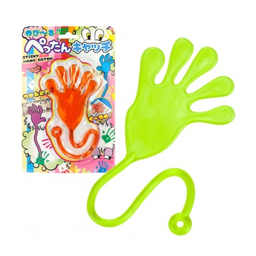 伸縮大手掌黏黏手(復古童玩)(顏色隨機)(4入裝)【888便利購】