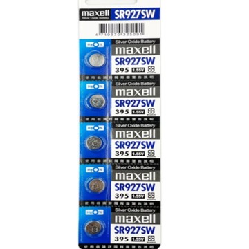 貓｜ Maxell 一次性鈕扣氧化銀電池 SR927SW 1顆/卡 手錶電池