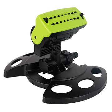 AHOYE 砲塔式搖擺自動澆花器  1個  黑綠色