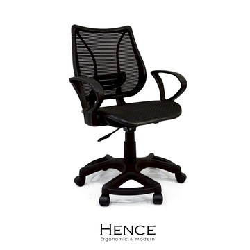【obis】Hence透氣網布電腦椅黑色