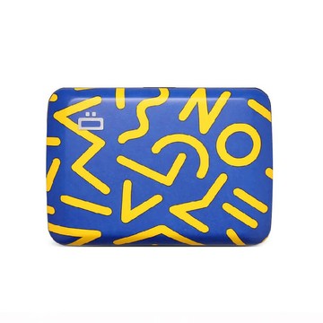 給活潑女友【OgonDesigns】Stockholm V2 RFID 法國安全防盜鋁製錢包 - ZigZag 鋸齒塗鴉 旅行 出國 出遊 送好友