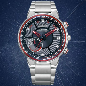 CITIZEN星辰 GENTS系列 光動能 GPS時尚腕錶 44mm/CC3031-51E