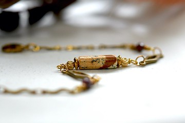 漫漫│ 圖畫石x黃銅│ 黃銅手鍊