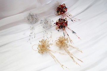 煙花燦爛樹脂垂墜耳環 925銀針/鋼針/耳夾