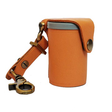 Film Bottle Case皮革手工裸色