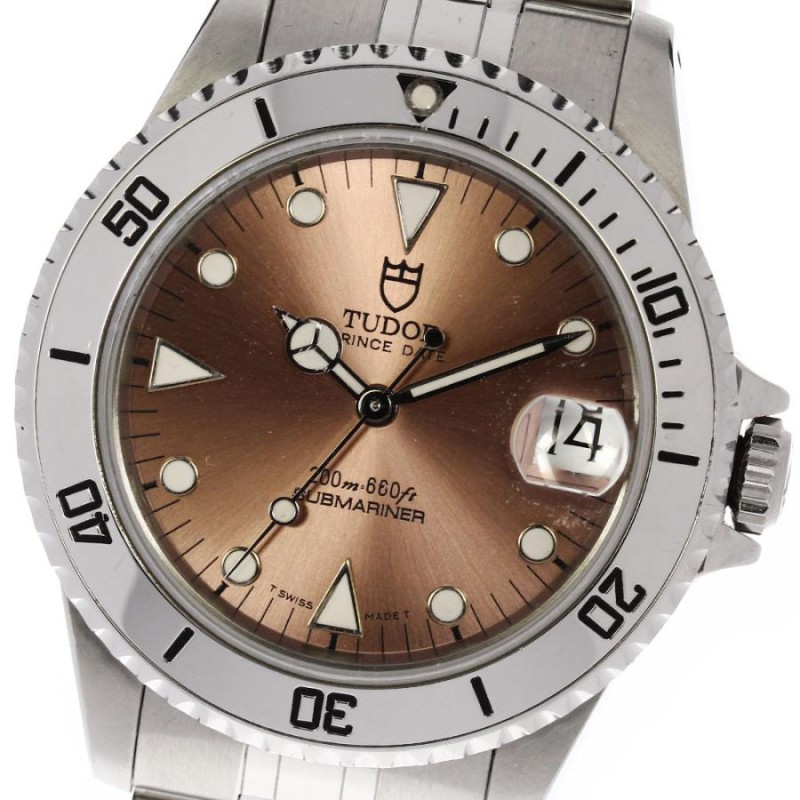 ☆保証書付き【TUDOR】チュードル プリンスデイト サブマリーナ cal.2824-2 75190 自動巻き ボーイズ | LINEショッピング