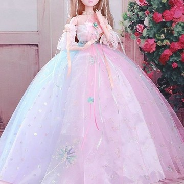 【精品娃衣】60cm娃衣 娃娃換裝 換裝長裙衣服適用60釐米娃娃22寸長款娃衣廠家