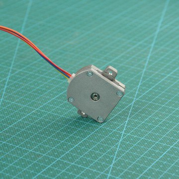 超薄步進電機 兩相4線 貼片 飛達馬達 Nema11 厚度9.4mm 16齒輪
