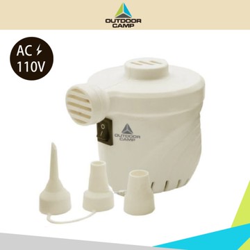 【OUTDOOR CAMP 巽 快充式加大馬力充氣幫浦(功率140W)《白》】OC302 /充氣床/睡墊/氣球/泳圈